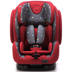 惠尔顿全能盔宝TT Encore汽车儿童安全座椅 ISOFIX LATCH 双固定 3C认证 9个月-12岁 祈福苹果红