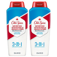 Old Spice 男士3合1洗发润发沐浴露（532ml*2瓶+532ml+89ml*2瓶） *2件