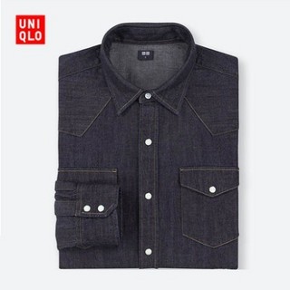 UNIQLO 优衣库 412961 男士牛仔衬衫