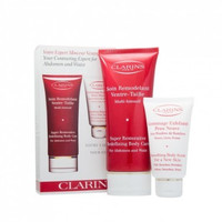 Clarins 娇韵诗 花样年华套装(纤柔美腹霜 200ml +柔滑身体磨砂乳霜 75ml)