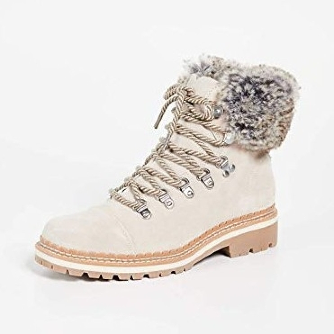 来一双毛茸茸的软萌大黄靴?Sam Edelman Bowen 女士短靴