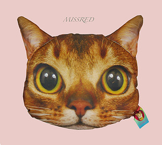 MISSRED 3D逼真猫头咪抱枕 大号