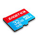 Eaget 忆捷 MicroSDHC UHS-I U1 C10 TF存储卡 32GB 红蓝色
