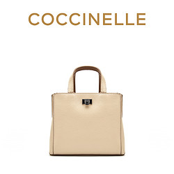 18新品 COCCINELLE/可奇奈尔TAHLIA小号荔枝纹牛皮手提单肩斜跨包