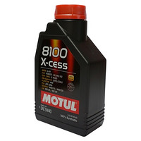 MOTUL 摩特 8100 X-CESS 5W-40 A3/B4 全合成机油 1L *8件