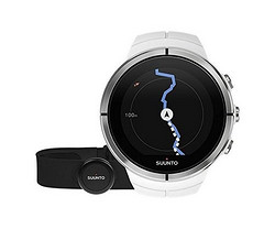 SUUNTO 颂拓 Spartan Ultra 精钢白色 户外运动心率表（英文版，含心率带）