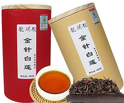 龙问茶叶 普洱茶 熟茶 普洱散茶 2006年 金针白莲 300克/盒