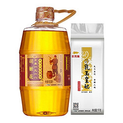 金龙鱼 乳玉皇妃稻香贡米1kg+胡姬花 古法小榨花生油0.9L