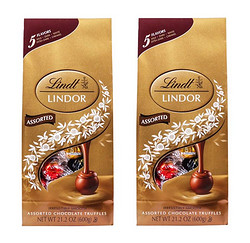 LINDT 瑞士莲 软心巧克力球 分享装 600g/盒 多规格可选 2盒