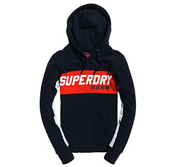 Superdry 极度干燥 Skater Colourblock 女士连帽卫衣/连帽衫 G20164SQ 多尺码可选 S Hurricane Navy