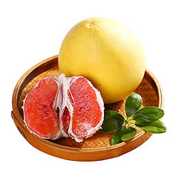 小岔巴 福建平和琯溪红肉蜜柚 2个装（净重4.8-5.2斤）