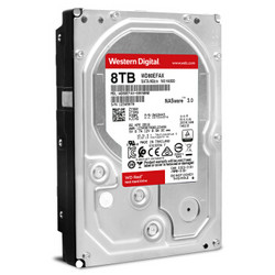 WD 西部数据 红盘 8TB 256M NAS 硬盘 WD80EFAX