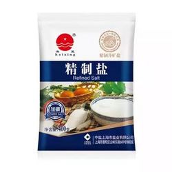 海星 食用盐 加碘精制盐 400g *5件