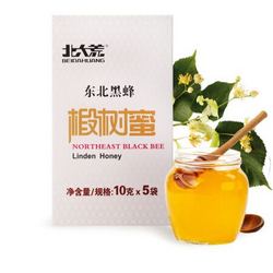 BEIDAHUANG 北大荒 东北黑蜂 椴树纯蜂蜜 50g 便携装 *10件