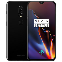 OnePlus 一加手机6T 6GB+128GB 亮瓷黑 移动联通电信4G手机 双卡双待