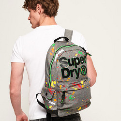 Superdry 极度干燥 2 Tone Splatter Montana M91005MR 中性款双肩包