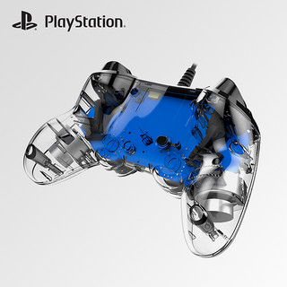 SONY 索尼 PlayStation4（PS4）透明炫光 游戏手柄 有线版