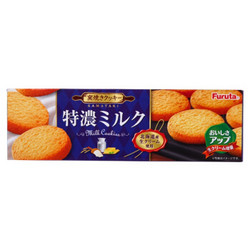 日本直邮 富璐达(Furuta) 牛奶夹心曲奇饼干 12枚 80g/盒