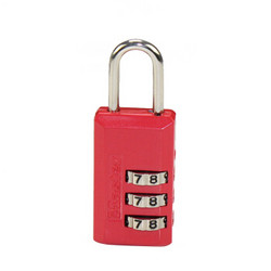 MasterLock 玛斯特 646MCND 可调密码锁旅行箱包挂锁 红色