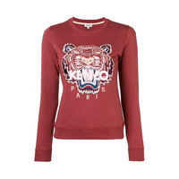 Kenzo 高田贤三 Tiger系列 女士经典虎头刺绣圆领卫衣
