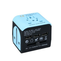 wonplug 万浦 LE-07 转换插头插座  带3USB口（送赠品）