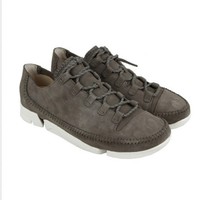 Clarks 其乐 Originals Trigenic Flex 2 男款复古三瓣鞋2代  炭黑色 11.5 D(M) US