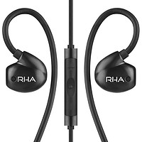 RHA T20i 入耳式挂耳式有线耳机 黑色 3.5mm