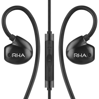 RHA T20i 入耳式挂耳式有线耳机 黑色 3.5mm