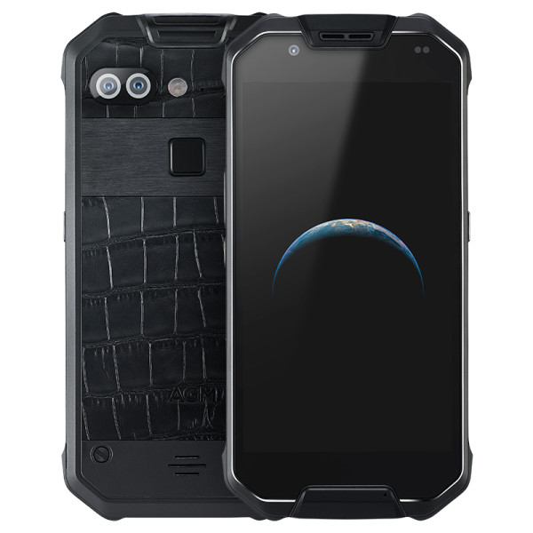 商品agm x2 智能手机 6gb 128gb 黑色鳄鱼纹皮