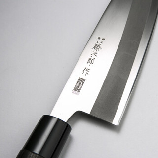 藤次郎 TOJIRO F-380 V银钢三德刀 黑色