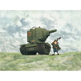 MENG WWT-004 苏联 KV-2 重型坦克 World War Toons Q版免胶