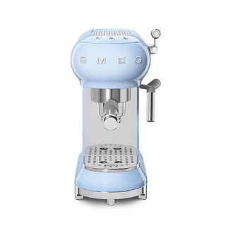 Smeg ECF01 半自动咖啡机 清新蓝