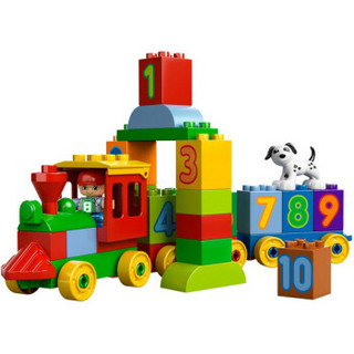 LEGO 乐高 得宝创意拼砌系列 10558 数字火车 大颗粒