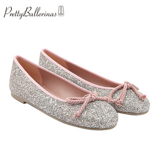  Pretty Ballerinas 38168 9001 女士亮片平底鞋