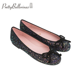  Pretty Ballerinas 38168 9001 女士亮片平底鞋