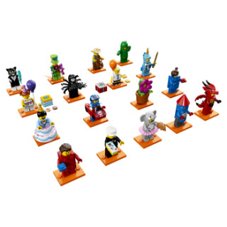 lego乐高小人仔系列71021人仔抽抽乐第18季积木玩具40周年特别纪念版