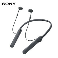 SONY 索尼 WI-C400 无线运动蓝牙耳机 绅士黑