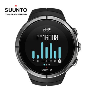 SUUNTO 颂拓 斯巴达极限系列 spartan ultra拓野精钢智能腕表 精钢黑