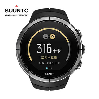 SUUNTO 颂拓 斯巴达极限系列 spartan ultra拓野精钢智能腕表 精钢黑