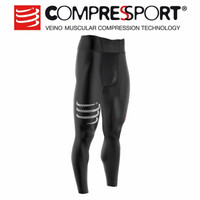 COMPRESSPORT CS-PIRUNV3 男士压缩跑步长裤 黑色 T1