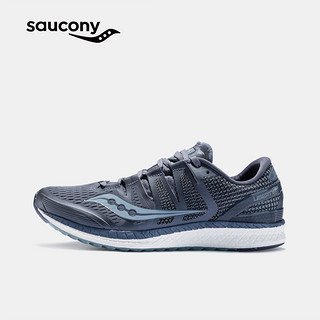 Saucony圣康尼LIBERTY ISO 稳定保护跑鞋运动鞋男子跑步鞋  S20410  灰色 40