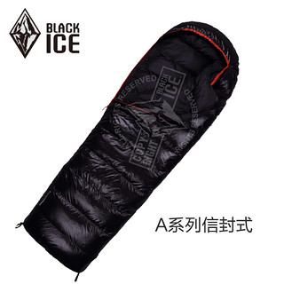 BLACK ICE 黑冰 A700M 成人超轻羽绒睡袋 黑色