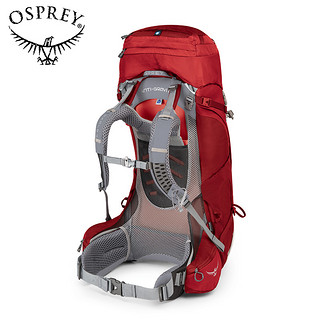  OSPREY 小鹰 Ariel 精灵 户外徒步背包 红色 55L WS