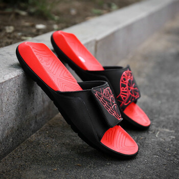 NIKE 耐克 Air Jordan Hydro 13 AA2517-023 男士魔术贴运动拖鞋