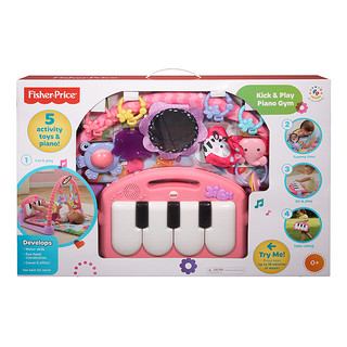 Fisher-Price 费雪 BMH48 婴儿钢琴脚踏健身器 粉色