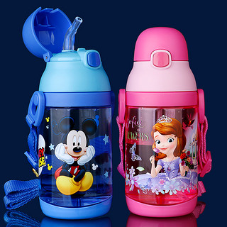 Disney 迪士尼 WD-4261 儿童吸管杯 手柄款 米奇红 400ml