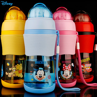 Disney 迪士尼 WD-4261 儿童吸管杯 手柄款 米奇红 400ml