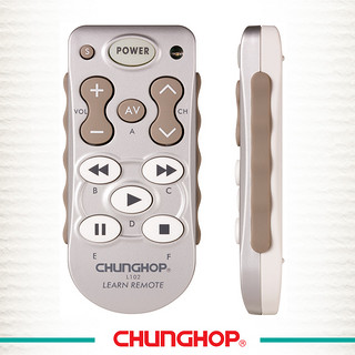 CHUNGHOP 众合 L102 通用学习型遥控器（银白色）各种经红外线遥控的家电设备都适用