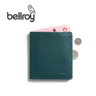  bellroy Note Sleeve头层牛皮超薄短钱包（墨黑色）102*90mm