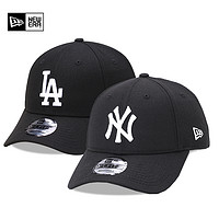  NewEra MLB系列 潮流棒球帽 黑色金标NY